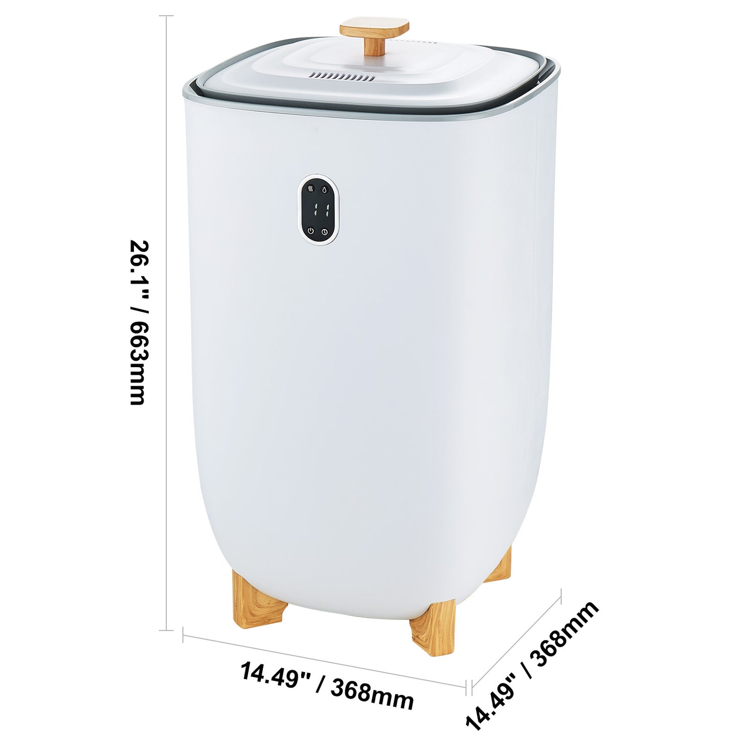 Handdoekdroger – Handdoekradiator – Badkamerradiator – Handdoekhouder – Handdoekverwarmer – 35 Liter Inhoud – LED Display & Droogfunctie