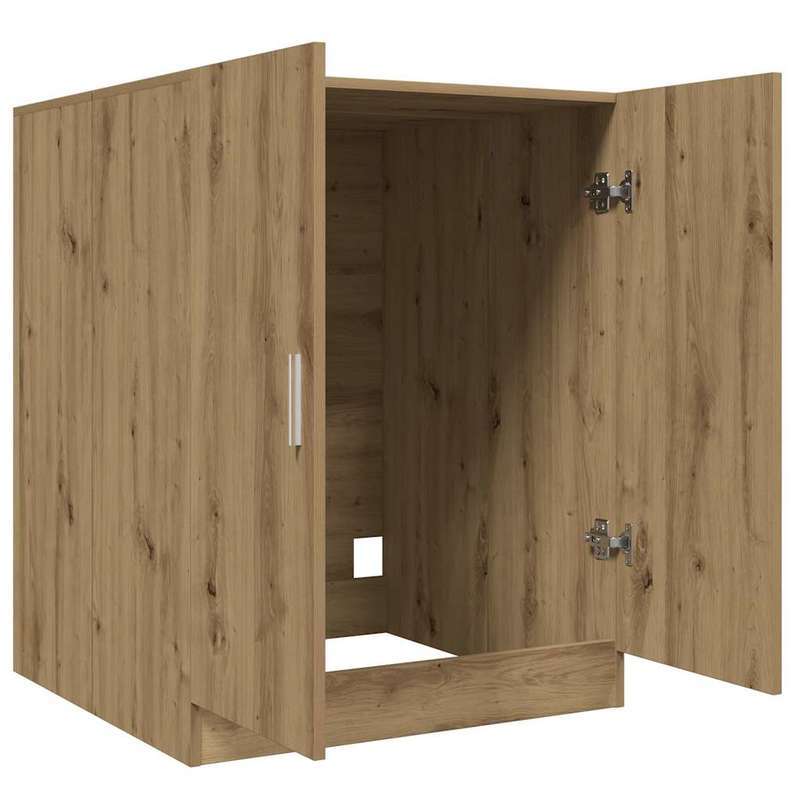 Wasmachineonderstel – Wasmachinevoet – Wasmachineverhoger – Wasmachinepoot – Wasmachineplaat – Massief Eikenhout – Handgemaakt Vakmanschap – 91,5 cm Hoogte
