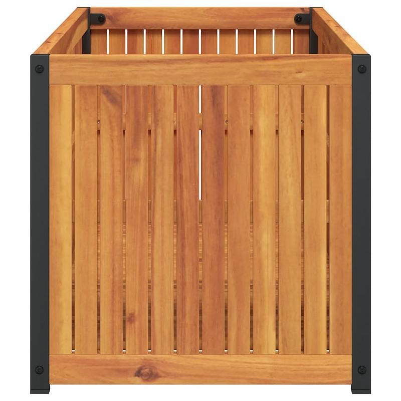 Planter 110x45x44cm solid acaciawood en Practical Removable Outdoor