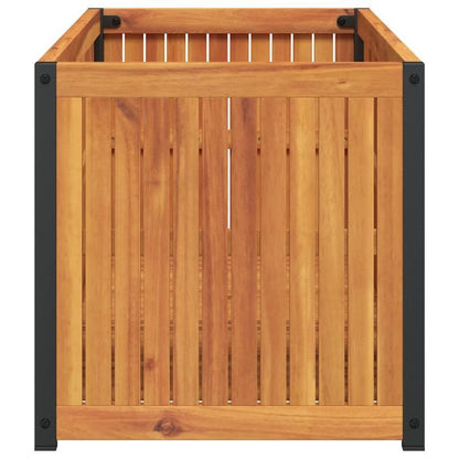 Planter 110x45x44cm solid acaciawood en Practical Removable Outdoor