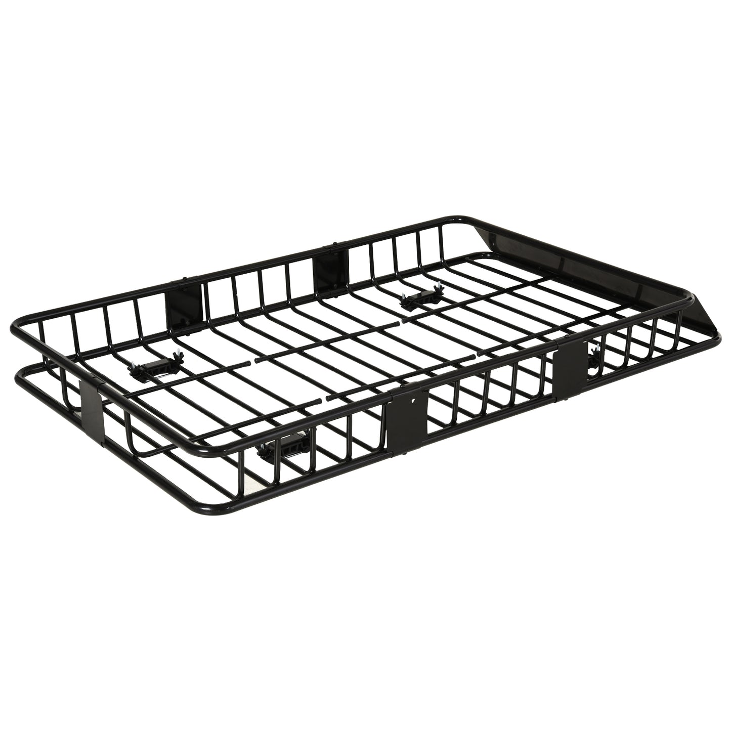 Universele Dakkofferdrager – Dakdrager – Bagagedrager – Roof Rack – Auto Dakrek – Robuust Metalen Frame – Maximale Draagkracht 100 kg – Zwart – 162x99x16 cm