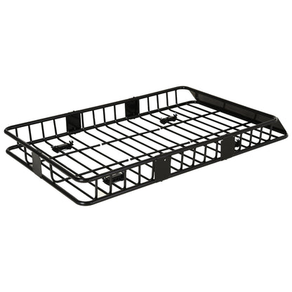 Universele Dakkofferdrager – Dakdrager – Bagagedrager – Roof Rack – Auto Dakrek – Robuust Metalen Frame – Maximale Draagkracht 100 kg – Zwart – 162x99x16 cm