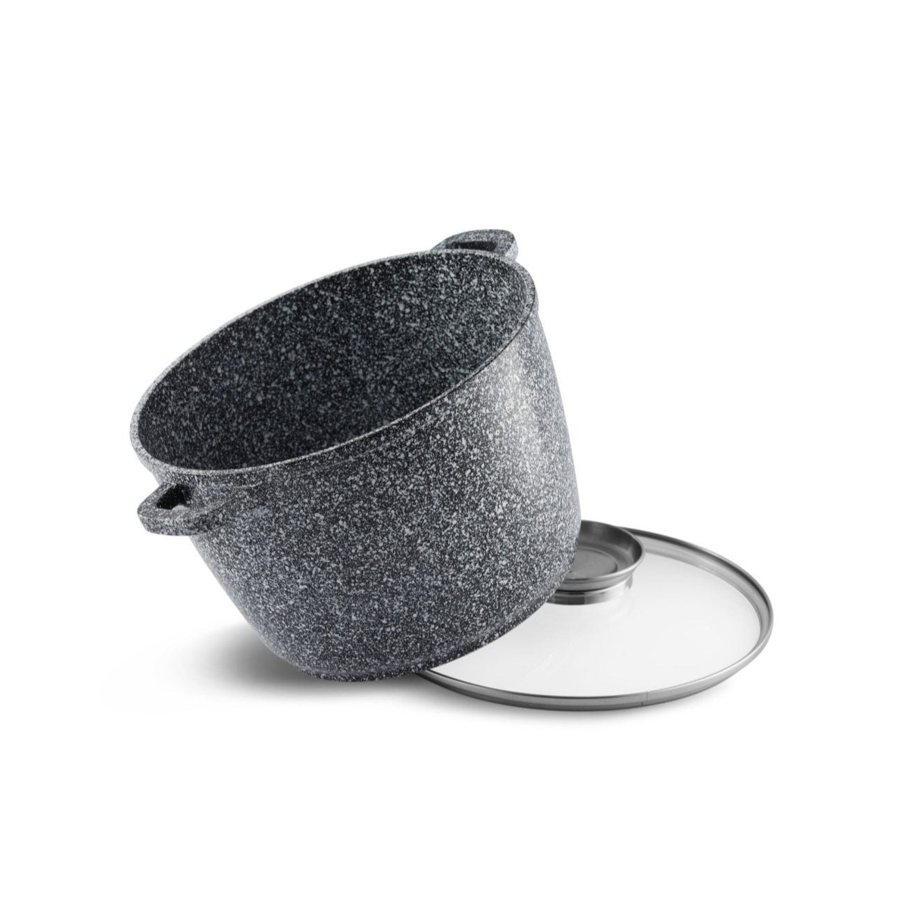 Soepketel – Soeppan – Kookpan – Stoofpan – Pannenset – Gegoten Aluminium – PFOA-vrije Antiaanbaklaag – Geschikt Voor Alle Warmtebronnen – Met Glazen Deksel – 7/11/15 Liter