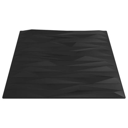 48pcs Wall Panels Stone 12 M² 50X50 Cm XPS Black
