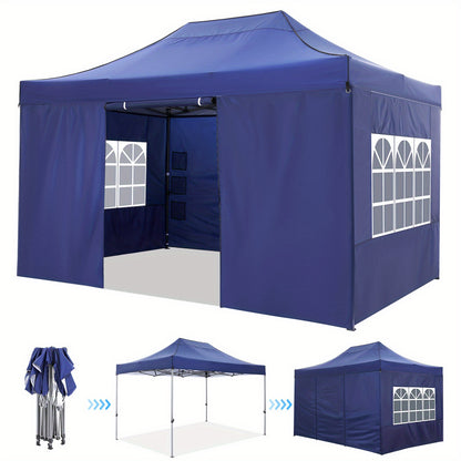 Partytent – Paviljoen – Easy Up Tent – Feesttent – Tuintent – 3x4,5m – Waterdicht Polyester – UPF 50+ Zonbescherming