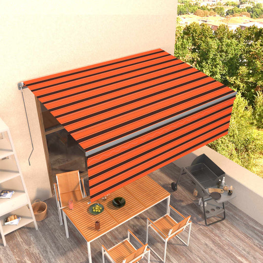 Zonnescherm – Verstelbare Zonwering – Buitenluifel – Terrasscherm – Schaduwdoek – 4,5x3 Meter – UV- En Waterbestendig Polyester – Licht Aluminium Frame