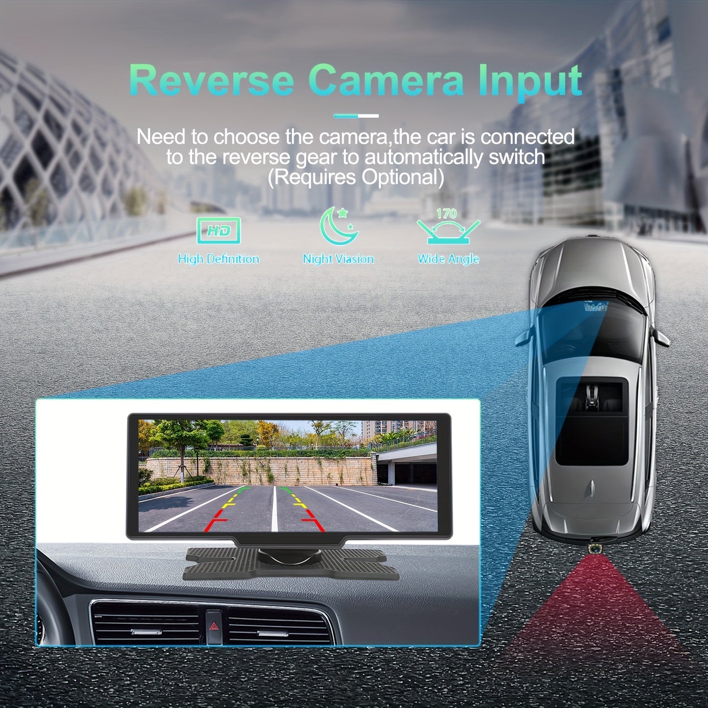 Multifunctionele Auto Player – Car Radio – Touchscreen Navigatie – Multimedia Speler – Inbouw Scherm – 10,26 Inch Display – Spraakbesturing en Draadloze Verbinding