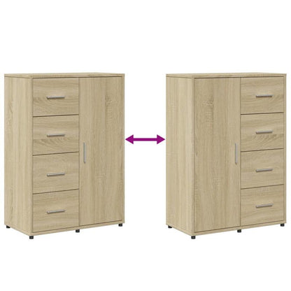 Sideboard – Dressoir – Opbergkast – Kast – Bruin Sonoma Eiken – Modern Design – Duurzaam Hout – 60x31x84 cm