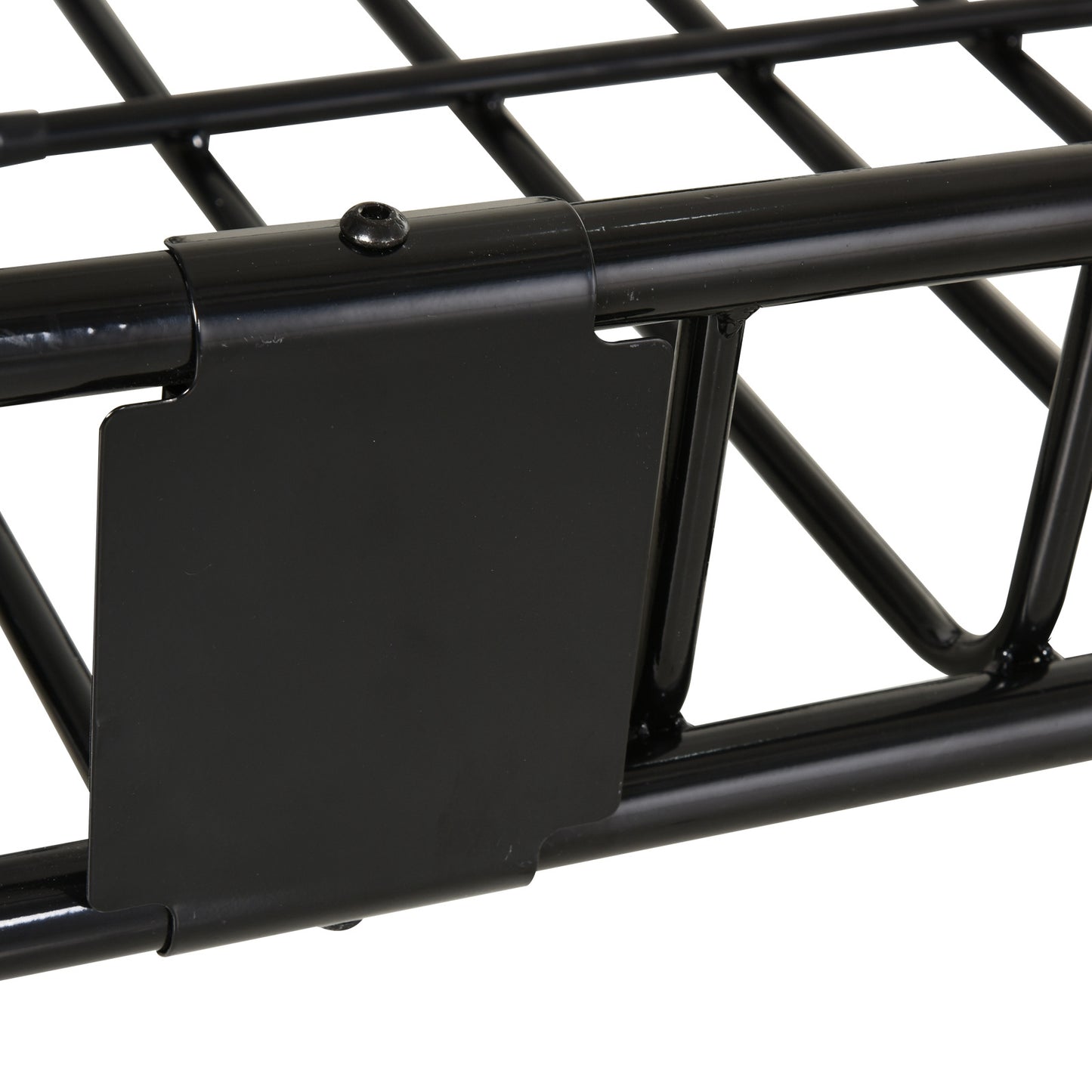 Dakkofferdrager – Dakdrager – Dakraildrager – Autodakdrager – Bagagedrager – Verstelbaar 109-162 cm – Max. 100 kg Draagkracht – Zwart Metaal