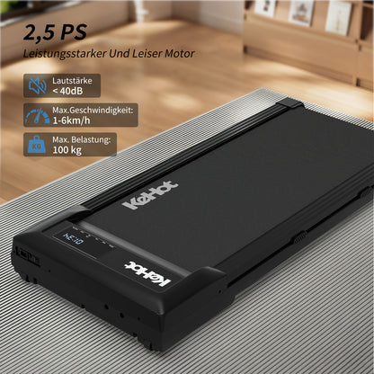 Loopband – Wandelband – Treadmill – Walking Pad – Hometrainer – Inklapbaar – 0-9° Helling – 1215x515 mm Loopvlak