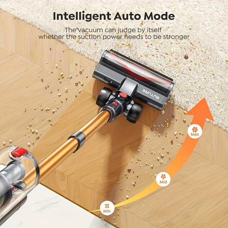 Draadloze Handstofzuiger – Kruimelzuiger – Mini Stofzuiger – Auto Stofzuiger – Compact Schoonmaakapparaat – Geel – 55 kPa Zuigkracht – HEPA-Filter
