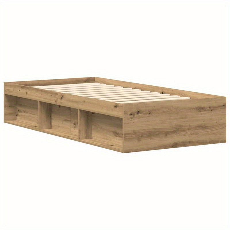 Bed frame without Mattress Oak Artigianale 100x200cm Practical, removable, suitable for all seasons