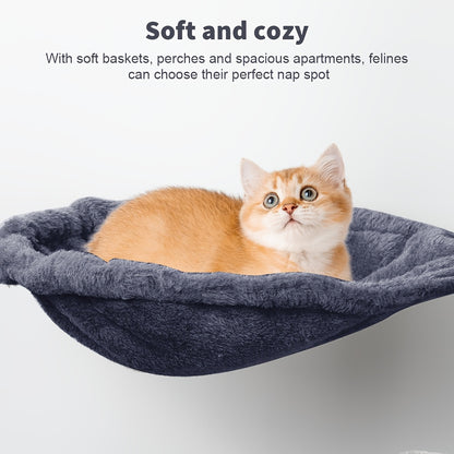 Kattentoren 162 cm – Luxe Indoor Kattenboom met Meerdere Levels, Kattenbed, Sisal Krabpaal en Springplatform – Activiteitencentrum voor Katten