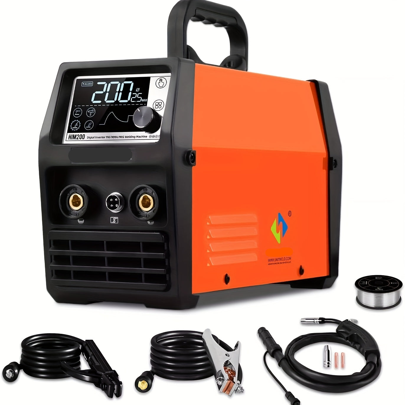 3-in-1 Lasmachine – MIG Lasapparaat – TIG Lasser – Elektrode Lasser – 200 Ampère – 220V – Robuuste Behuizing