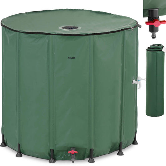 Foldable Garden Rainwater Barrel Storage Container - 1000L