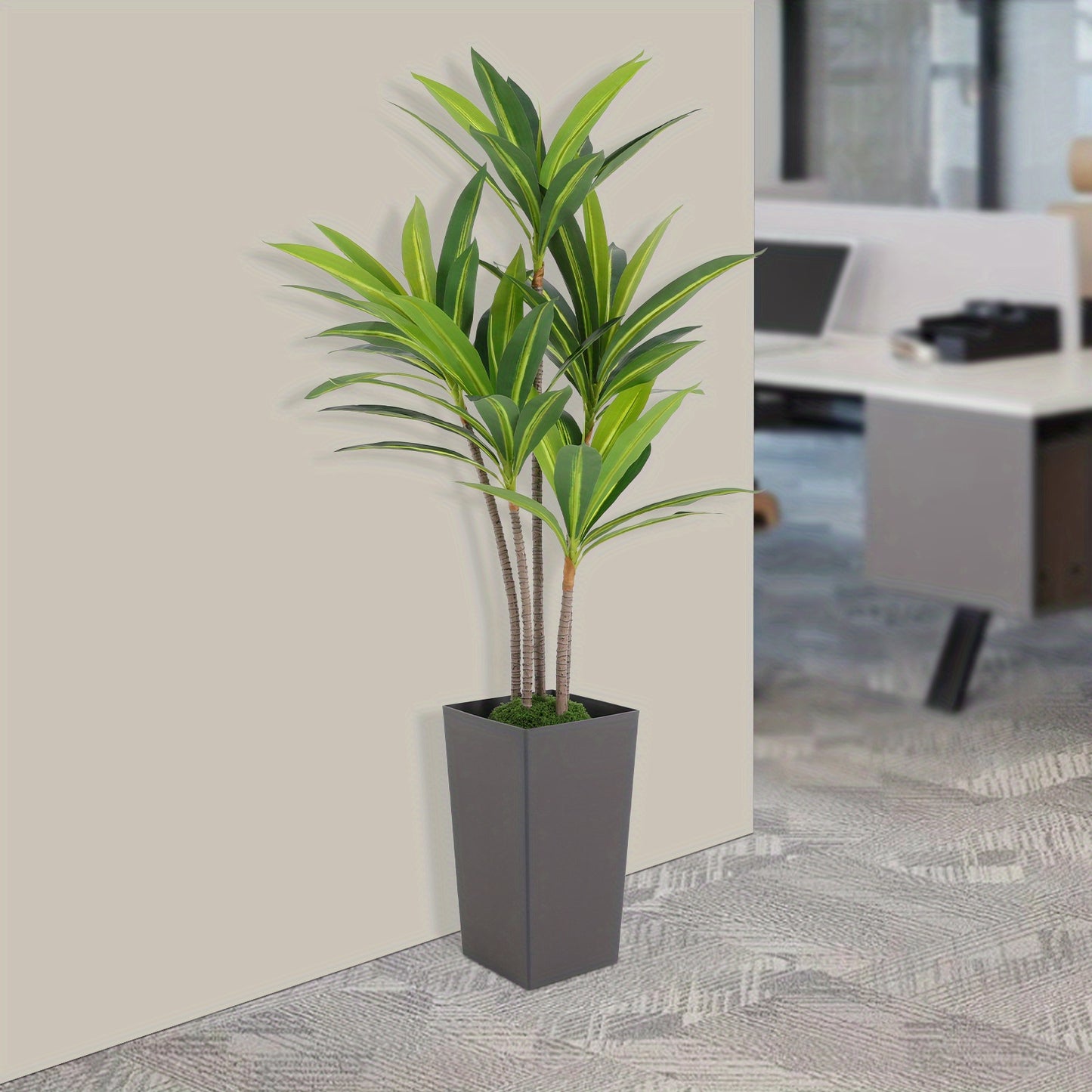 Kunstplant Agave – Nepplant Vetplant Kamerplant Potplant – 152,4 cm Hoog – Duurzaam PE Kunststof – Onderhoudsvriendelijk & Natuurgetrouw