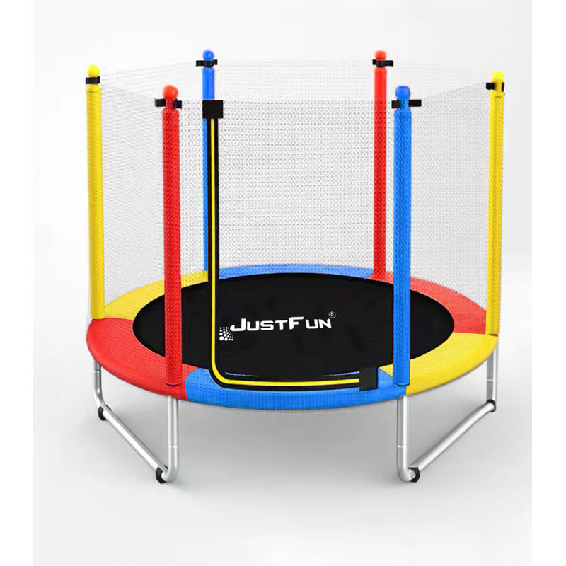 Trampoline – Springkussen – Speeltoestel – Trampoline Met Net – Mini Trampoline – 152 cm Diameter – Veilig Stalen Frame