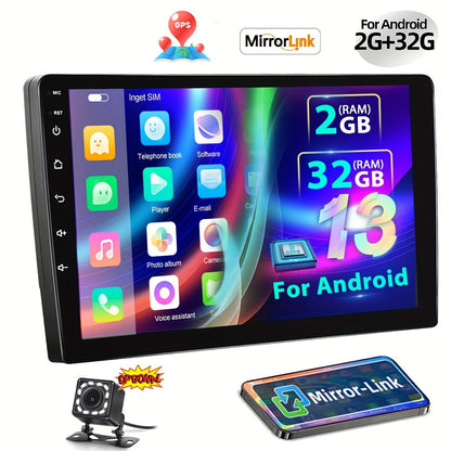 Autoradio – Car Stereo – Multimedia Speler – GPS Navigatie – 2-DIN – 9 Inch Touchscreen – Android 13 – Wifi Connectiviteit