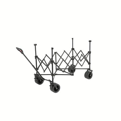 Bolderkar – Bolderwagen – Strandkar – Trekkar – Plooibare Wagen – 100 KG Draagvermogen – Grote All-Terrain Wielen