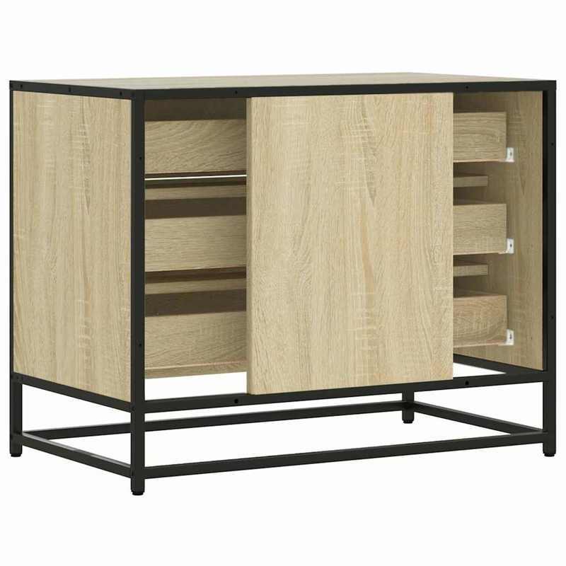 Ladekast – Commode – Opbergkast – Dressoir – Kledingkast – Sonoma Eiken – 70x41x56 cm – Meervoudig Engineering Hout