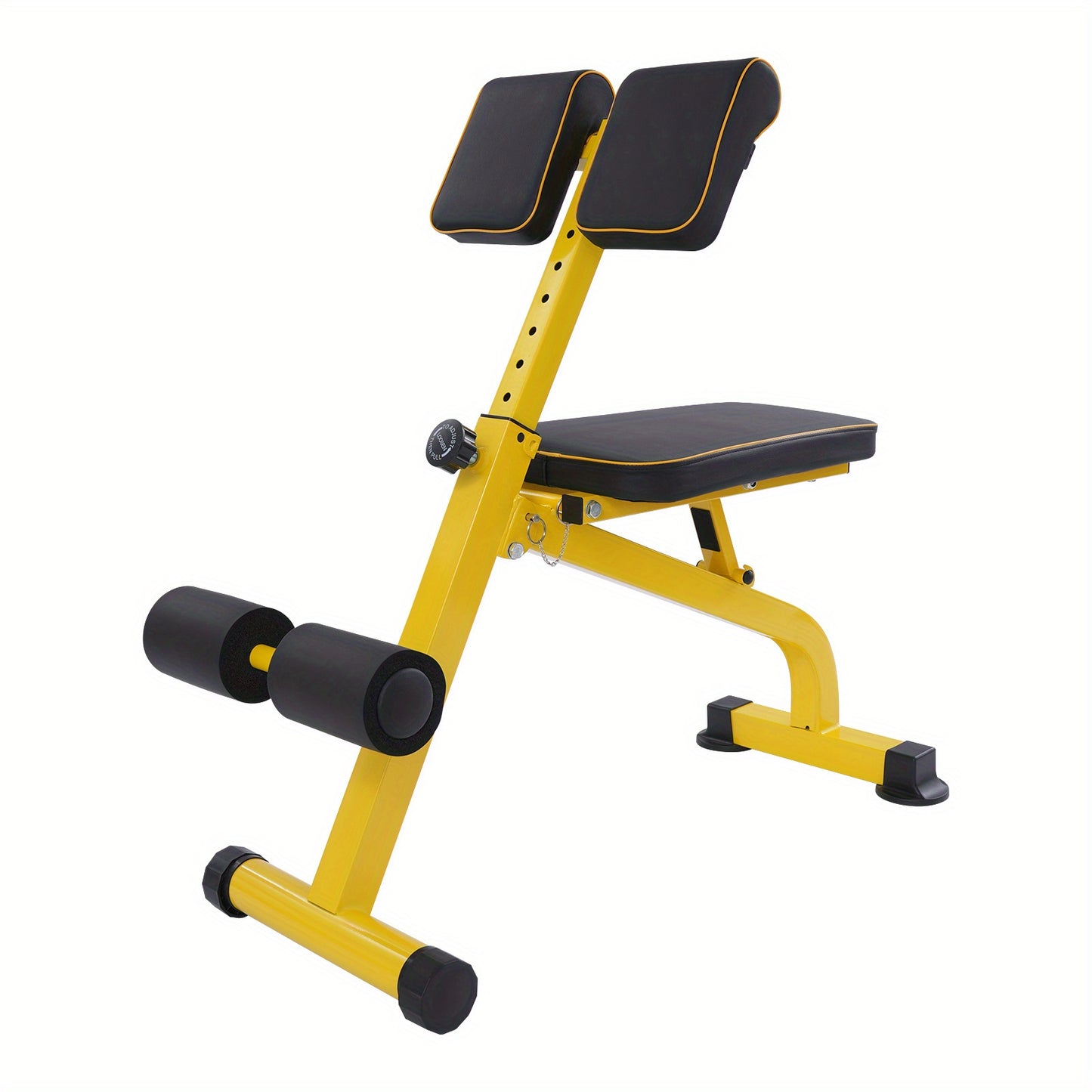 GDRASUYA10 Compact Adjustable Weight Bench for Full Body Strength Training, Ab/ Back Hyper Roman Chair, Adjustable Ab Sit up Bench, Incline Decline Bench, Flat Bench, Hyperextension Bench, Back Extension Machine,  Back Exerci