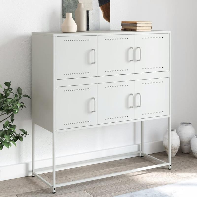 Sideboard 100.5x39x107cm steel wit Practical and removable