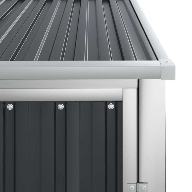 Tuinhuisje – Tuinschuur – Berging – Gereedschapsschuur – Metalen Schuur – Waterdicht – Gegalvaniseerd Staal Antraciet