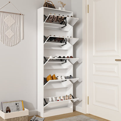 Schoenenkast – Schoenenrek – Schoenenopberger – Halkast – Schoenenbank – Spiegeldeur – Ruimtebesparend Design – Hout