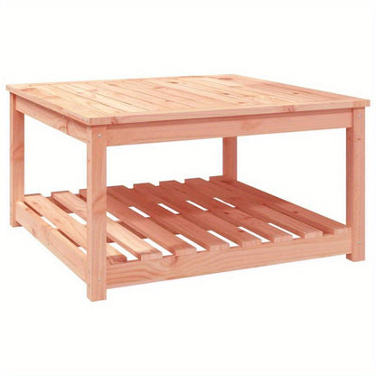 Outdoor Table Made of Solid Douglas Wood, Measuring 82, 5X82, 5X45 Cm, with a Removable Design for Convenience