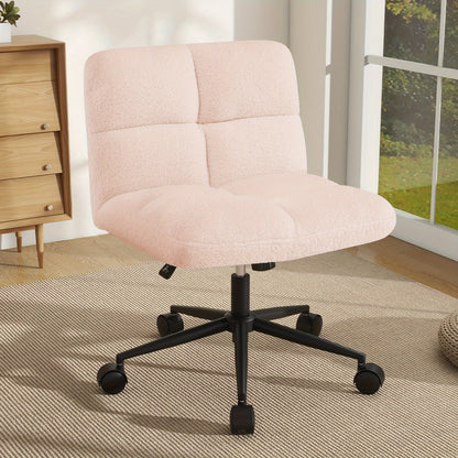Bureaustoel – Kantoorstoel – Gamestoel – Draaistoel – Bureaukruk – Roze – Ergonomisch Comfort – Verstelbare Hoogte 49-57 cm