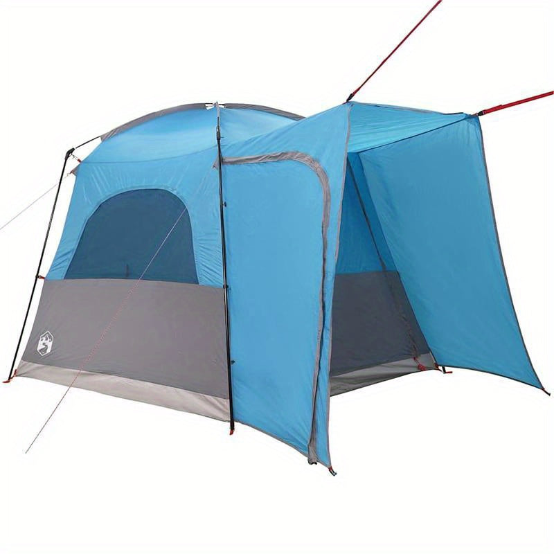 Buitentent – Kampeertent – Autotent – Pop-up Tent – Gezinstent – Waterbestendig Polyester – Lichtgewicht Glasfiber Frame – Blauw – 4 Personen