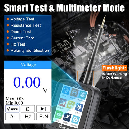 OBD2 Diagnose Tool – Auto Scanner – Foutcode Lezer – Voertuig Diagnostiek – Diagnoseapparaat – 4 Systeemdiagnoses – Draadloos Met USB Voeding