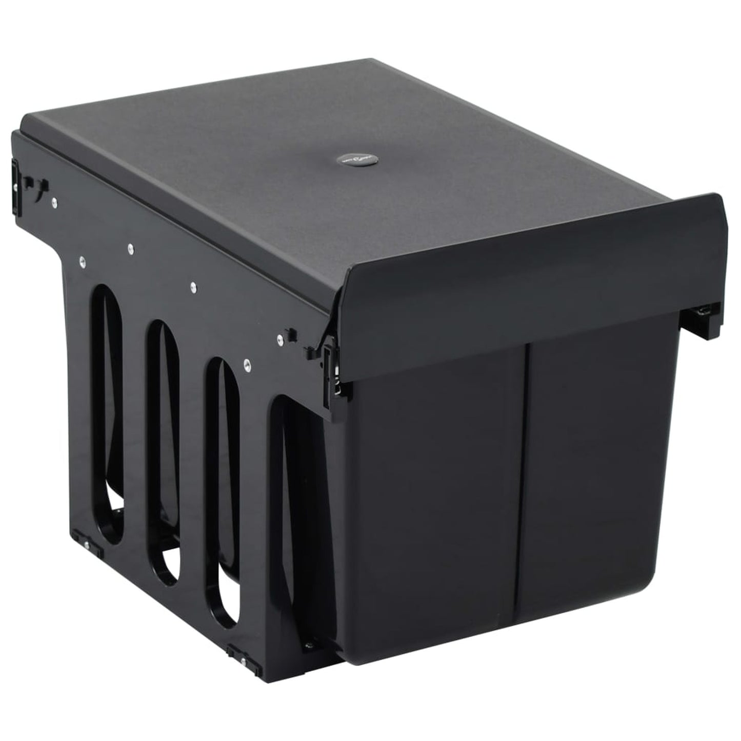 Onderkast Organizer – Afvalbak – Prullenbak – Afvalemmer – Keukenopberger – RVS 36 Liter – Soft-Close Dual Compartiment