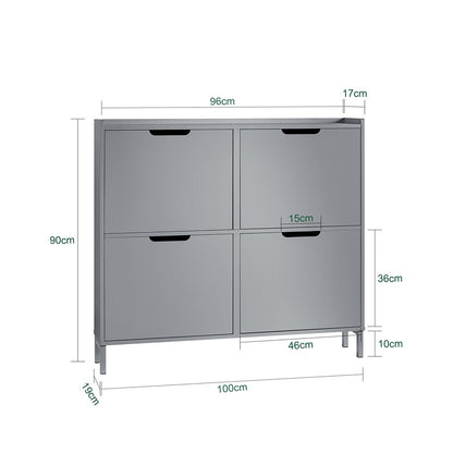 Barstoel – Kruk – Barkruk – Barstoel Met Rugleuning – Barstoel Met Armleuning – Set Van 2 – Scandinavisch Design – Lichtgrijs Stof – Massief Hout – Voetsteun