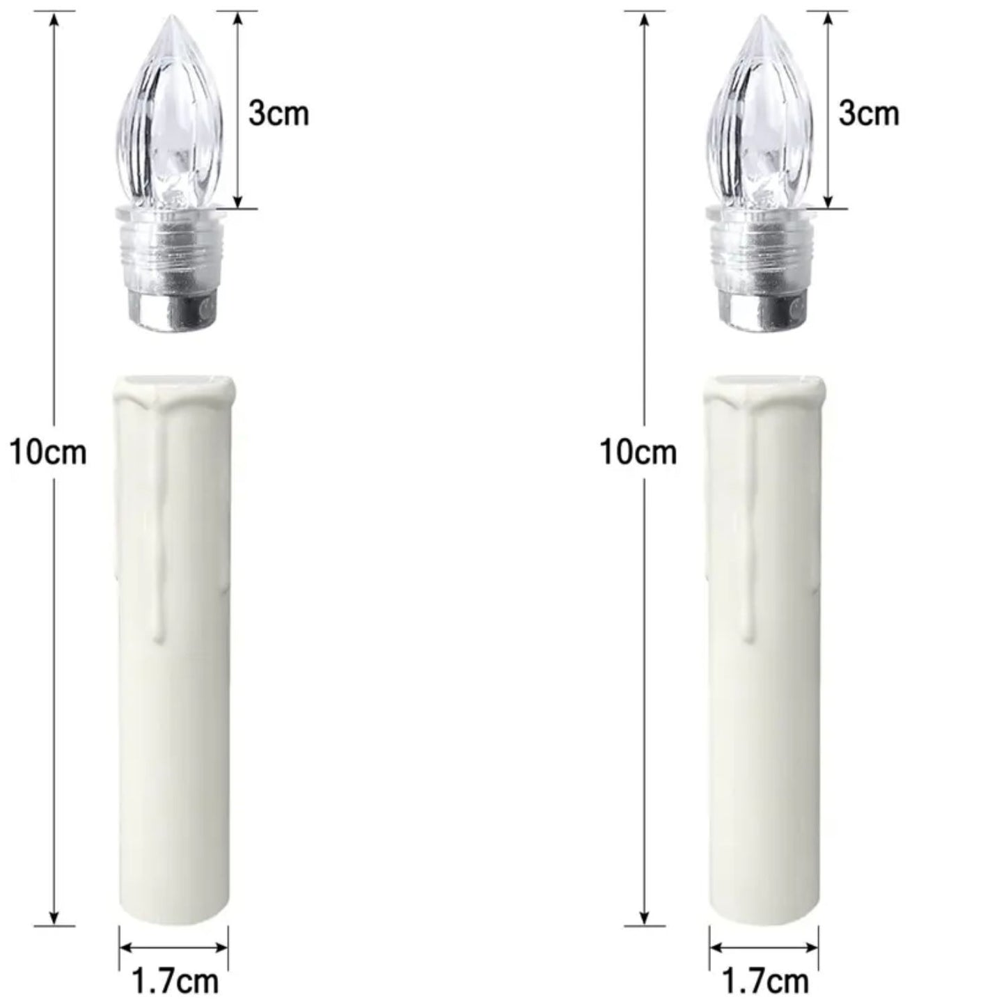 LED Kaarsen – Elektrische Kaarsen – Waxinelichtjes – Vlamloze Kaarsen – Theelichtjes – 40 Stuks – Afstandsbediening & Timer – Warm Wit Flikkerend Licht