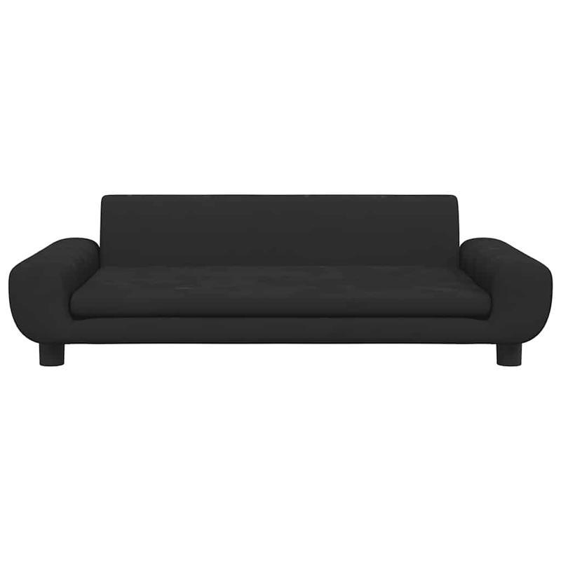 Hondenmand – Hondenbed – Hondenkussen – Hondenligplaats – Dierenmand – Zwart Fluweel – 100x54x33 cm – Ruim & Luxe Comfort