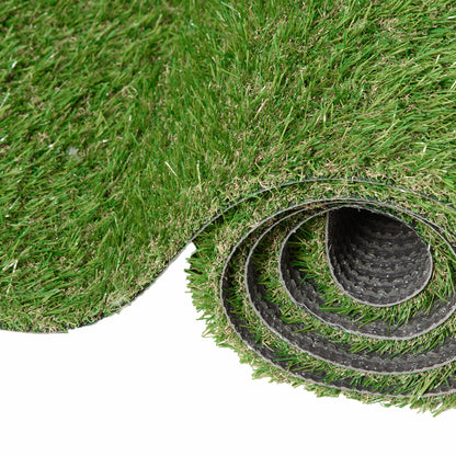 Kunstgrasmat – Kunstgrastapijt – Nepgras – Synthetisch Gras – Groen – 3x1 Meter – 25 mm Dikte – UV- en Weerbestendig