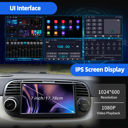 Multimedia Speler – Autostereo – Autoradio – 2DIN Speler – Inbouw Radio – 7 Inch HD Touchscreen – Android 14.0 – Met AHD Camera & Microfoon