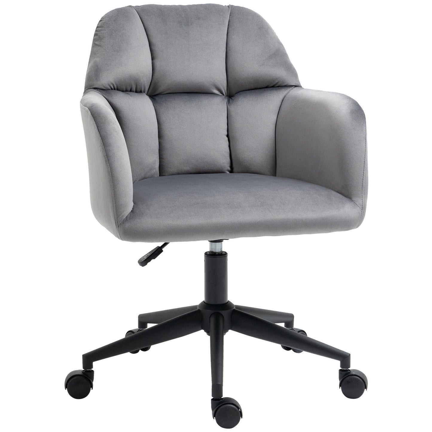 Bureaustoel – Kantoorstoel – Draaistoel – Stoel – Verstelbare Bureaustoel – Fluweelbekleding – Verstelbare Hoogte – Ergonomische Rugleuning
