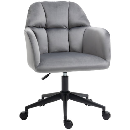 Bureaustoel – Kantoorstoel – Draaistoel – Stoel – Verstelbare Bureaustoel – Fluweelbekleding – Verstelbare Hoogte – Ergonomische Rugleuning