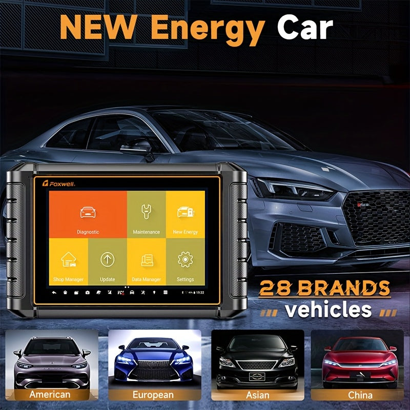 Draadloze Diagnose Scanner – OBD2 Scanner – Auto Diagnosetool – Foutcodelezer – Service Reset Tool – Bidirectionele Functionaliteit – Meer Dan 30 Service Resets