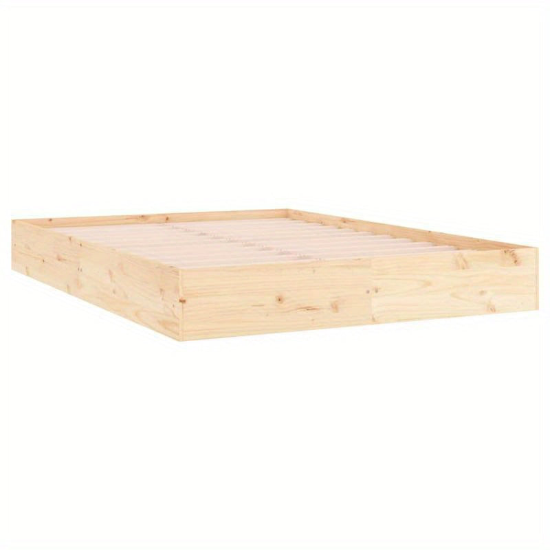 Bedframe – Bed – Kinderbed – Eenpersoonsbed – Meubel – Houten Hardhout – Geschikt Voor Matras 120x200 Cm – Modern Design