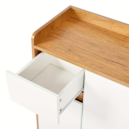 Modern Minimalist Metal Shoe Cabinet with Adjustable Shelves - 6-Drawer Chest of Drawers, Sideboard & Storage Organizer for Home, Space-Saving Contemporary Design, Shoe Cabinet, Sleek Finish Furniture