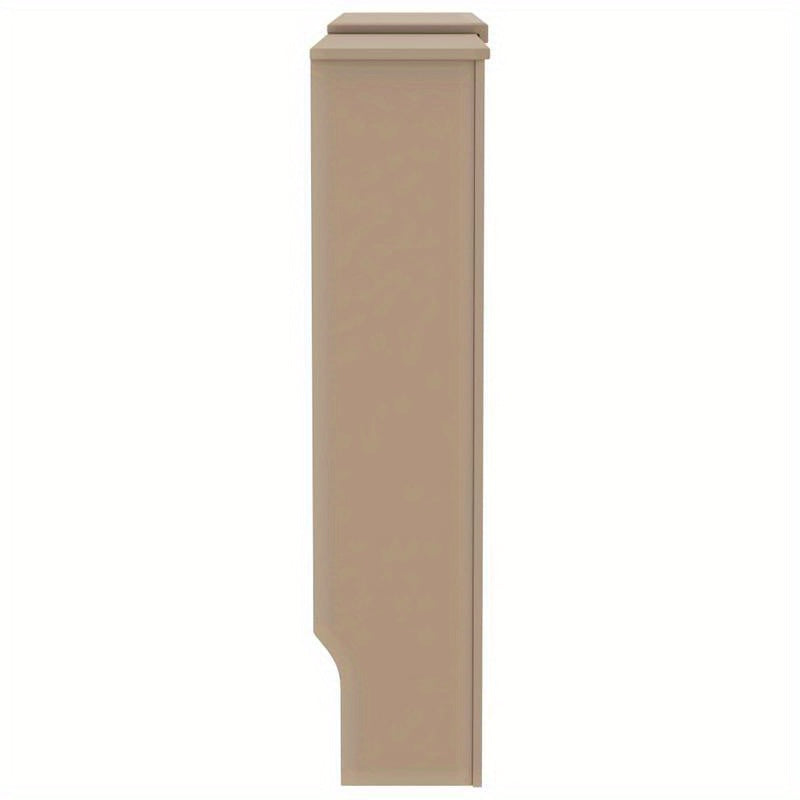 Radiatorombouw – Radiatorbekleding – Verwarmingombouw – Radiatoromkasting – Radiatorafdekking – 205 cm Lang – Duurzaam Gerecycled Hout – Geschikt Voor Binnen en Buiten – Eenvoudige Montage – Moderne Beige Afwerking