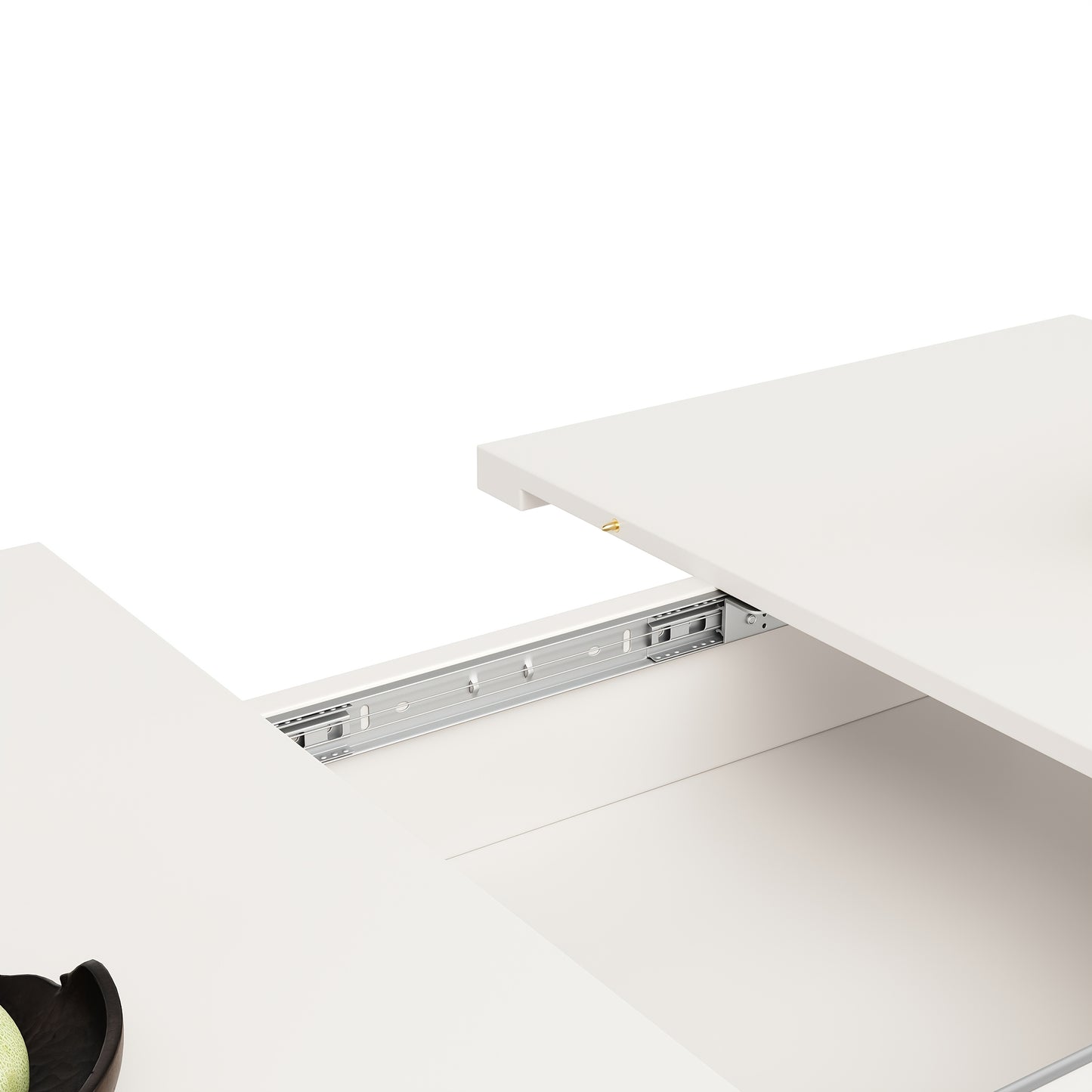 Uittrekbare Eettafel – Uitklaptafel – Klaptafel – Keukentafel – Tafel Met Opbergruimte – Wit – 140x80 cm – Drie Opslagniveaus