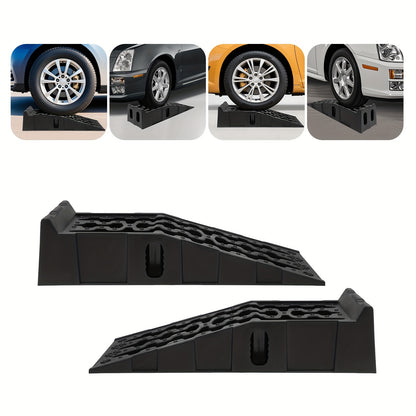 Oplaadbruggen – Oprijbrug – Oprijplaten – Drempelbrug – Autoliften – Antislip Plastic – Belastbaar Tot 7257 kg – Hefhoogte 17 cm
