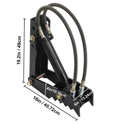 Graafmachine Greep – Graafmachine Steelvinger – Hydraulische Greep – Graaflaars – Excavator Thumb – 18 Inch Lengte – Sterk Gehard Staal