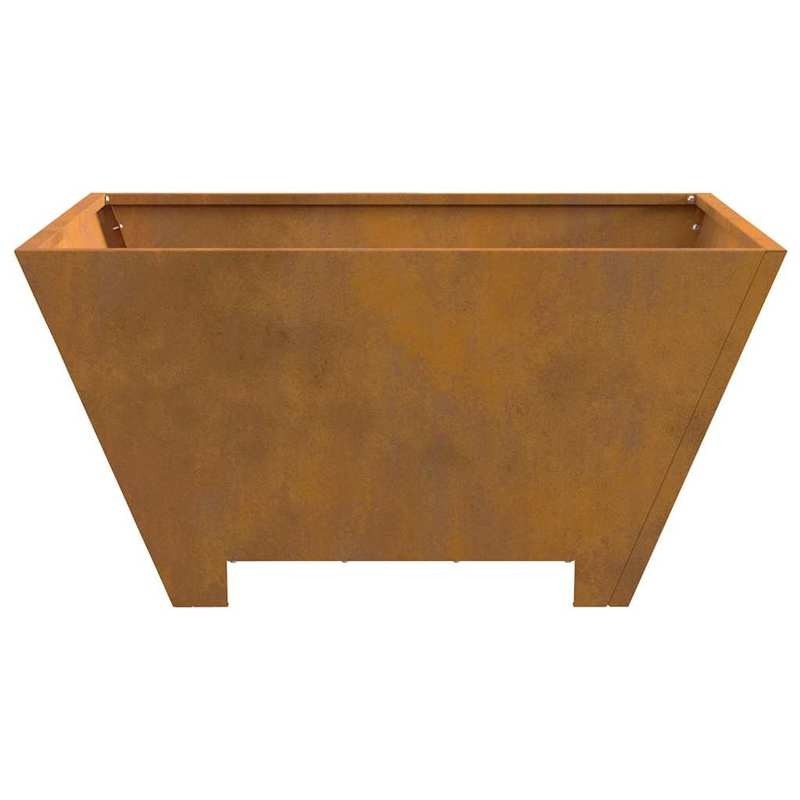 Buitenhaard – Tuinhaard – Vuurkorf – Terrashaard – Patiohaard – Stevig Metaal – Bruine Poedercoating 60x60x30 cm