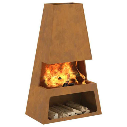 Vuurkorf Bruin 60 X 35 X 100Cm Cortenstaal This Stylish Rectangular Outdoor Fire Pit Provides Warmth And Ambiance on Chilly Evenings. It'S Built to Last, So You Don'T Have to Worry about Wear And Tear. It'S The Perfect Choice