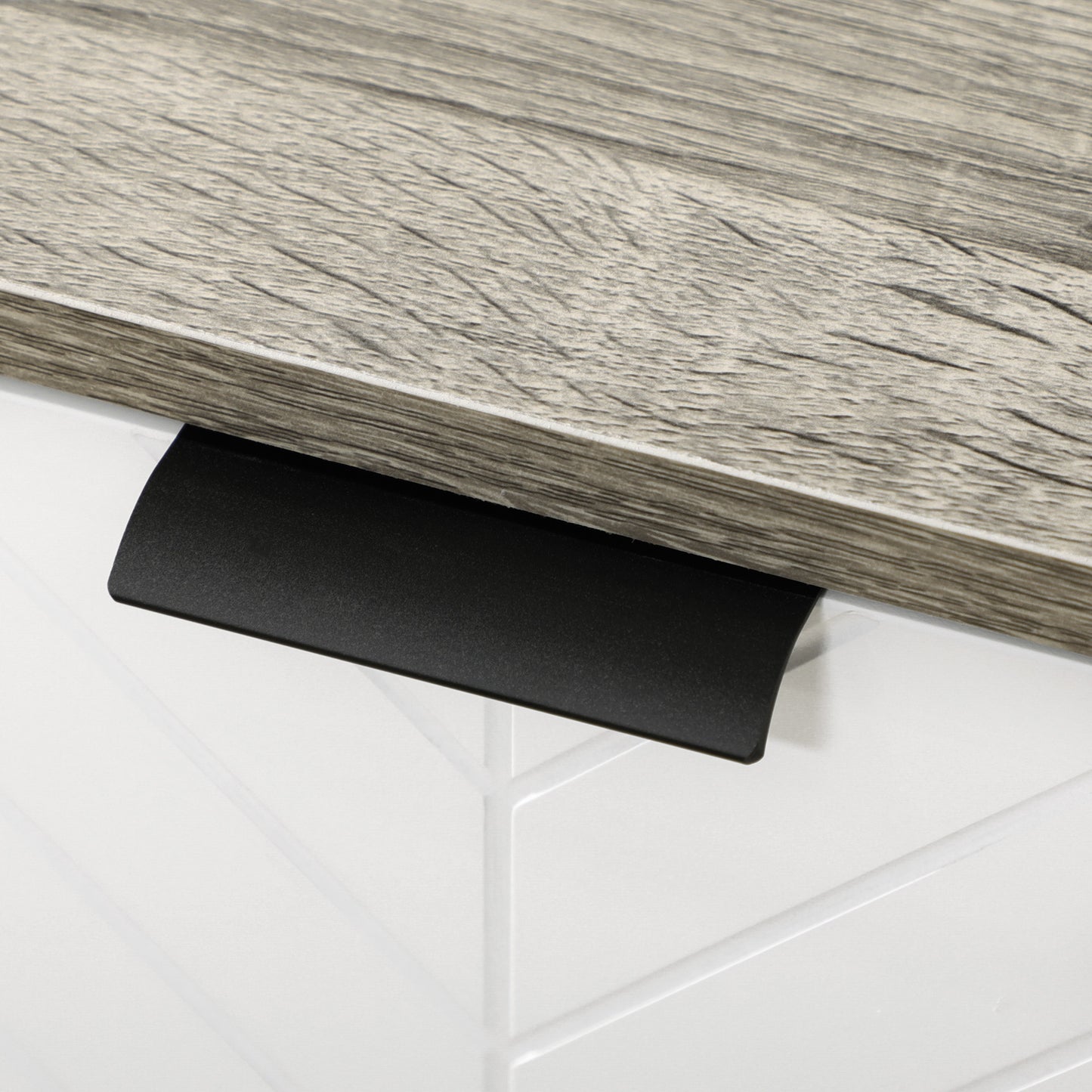 Dressoir – Opbergkast – Buffetkast – Ladekast – Kast – Laagstaand – Melaminehout – 120x35x77,4 cm – Chevron Deuren – Verstelbare Planken